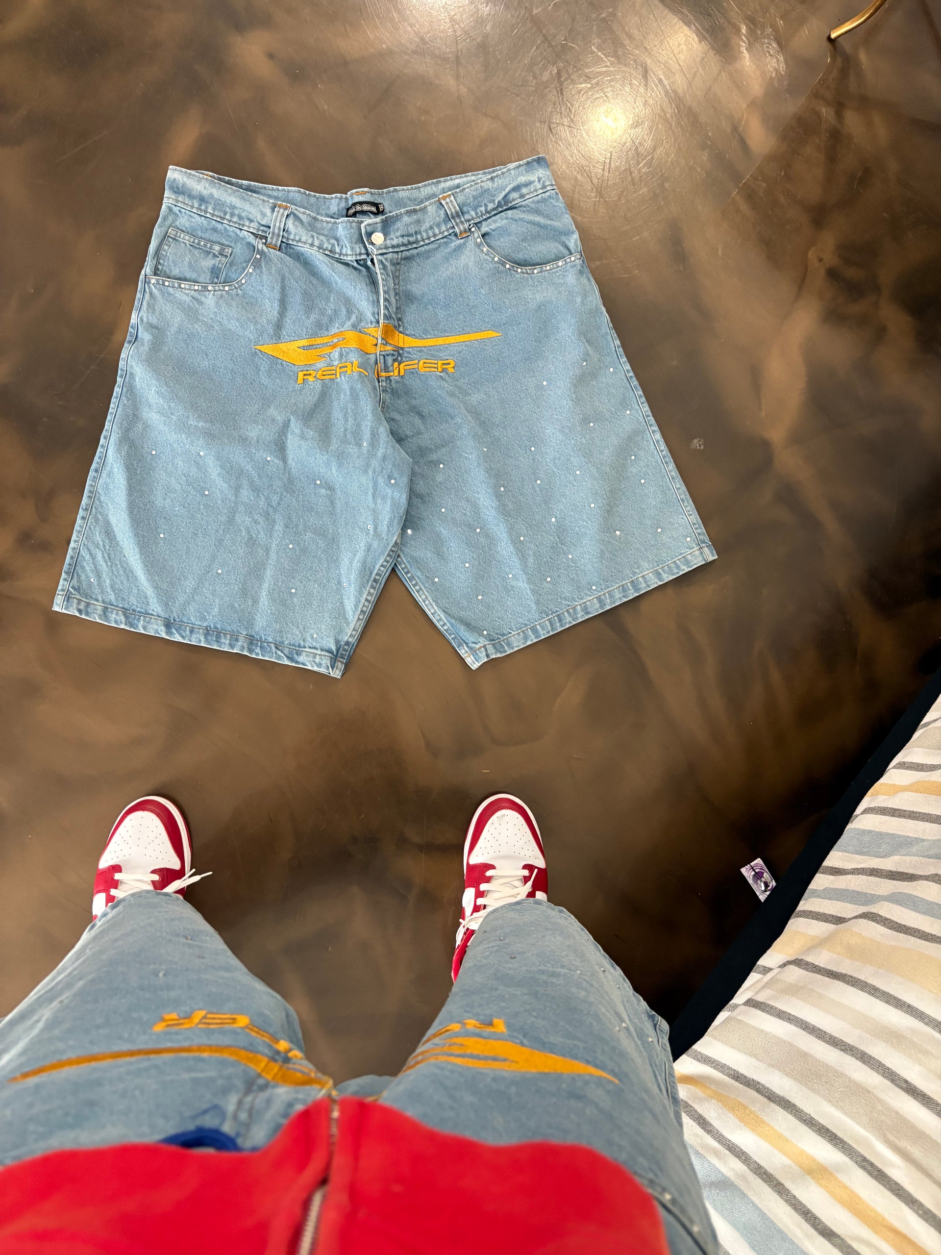 Rl Rhinestone StarBoy Jorts
