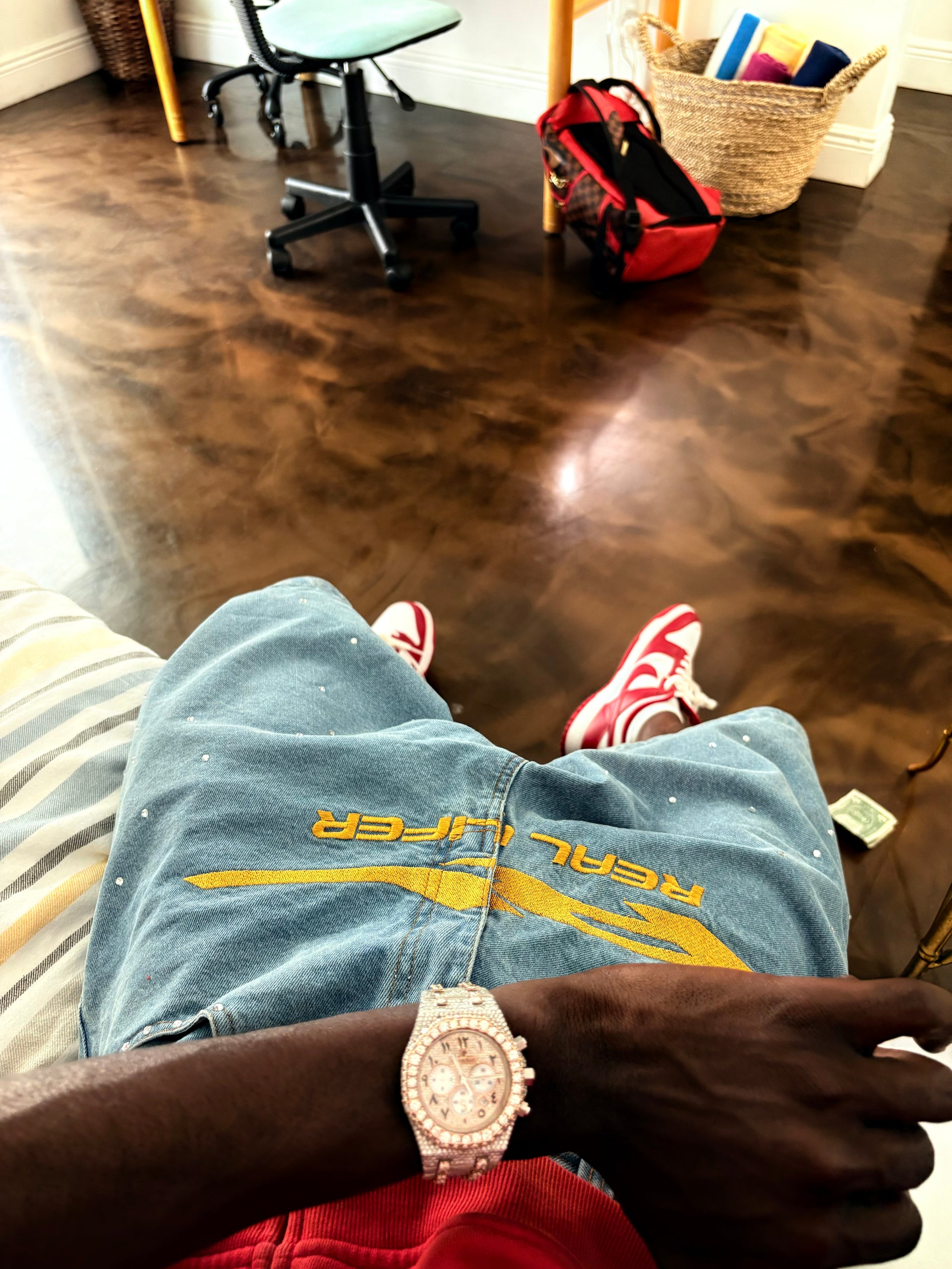Rl Rhinestone StarBoy Jorts
